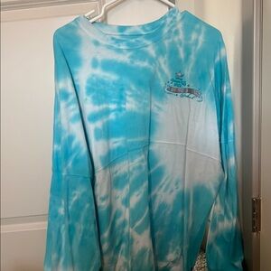 Unisex Blue Tie-Dye RunDisney Princess Half Marathon Weekend Spirit Jersey